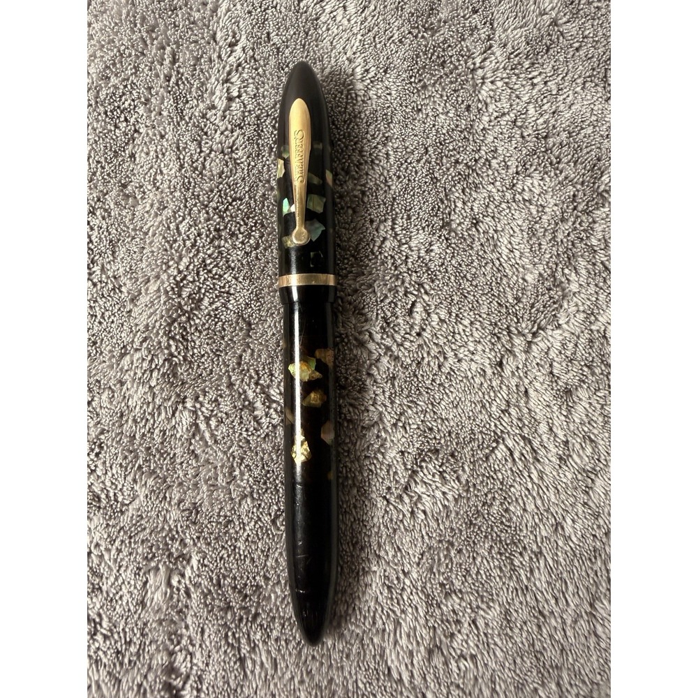 Sheaffer Vintage Ebonized Pearl Fountain Pen Feathertouch 5 Nib